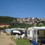 Rabac city seen from Camp Oliva