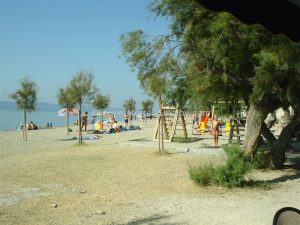 Camp Galeb Beach and playingground