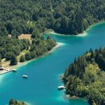 Plitvice Lakes photo from the air