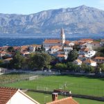 Postira Brac view on church