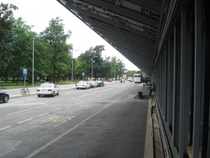 Zagreb Airport outside terminal