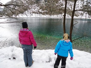 Ida and Caro at Plitvice