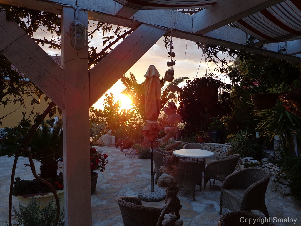 Evening on the terrace