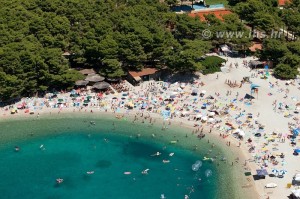 airphoto makarska beach